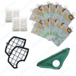 Kit Risparmio Vk140/150 - 12 Sacchetti - 2 Filtri - 12 Pofumi - 1 Sottospazzola