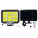 Faro Faretto con Pannello Solare 252 led COB Sensore Di Movimento