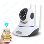 Telecamera Wireless WiFi HD 1080p 3 Antenne IP Camera Videosorveglianza Altoparlante