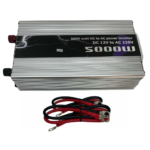 Inverter da 5000W 12V 220V Portatile con Pinze per Impianto Fotovoltaico, Auto, Camper, Barca