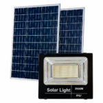 Faro LED 2000W con Doppio Pannello Solare IP67 Crepuscolare, Alta Efficienza