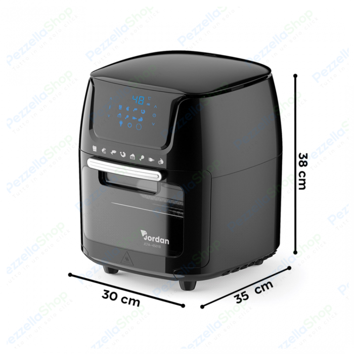 Friggitrice XXL ad Aria Jordan 15L 1800W Forno 8 Modalità Display Touch