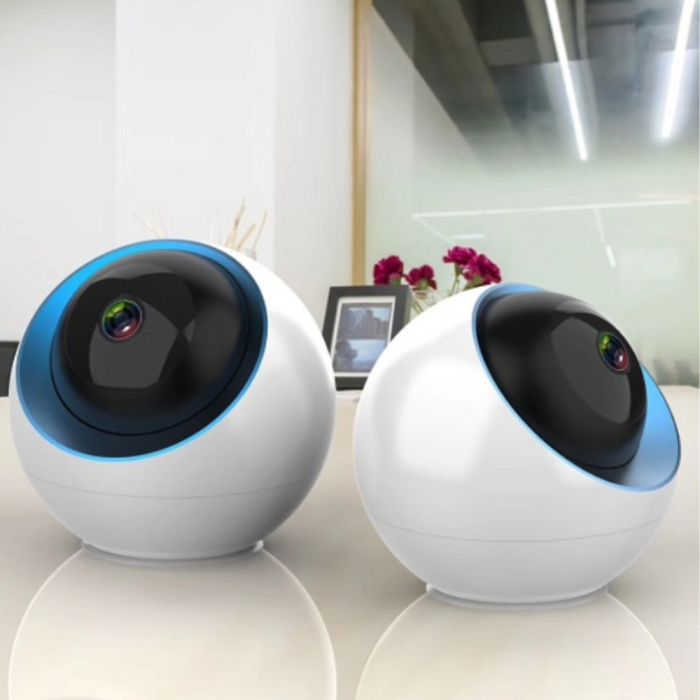 Telecamera Sferica Wireless 1080P | Videosorveglianza WiFi IP 355° | Sicurezza Smart
