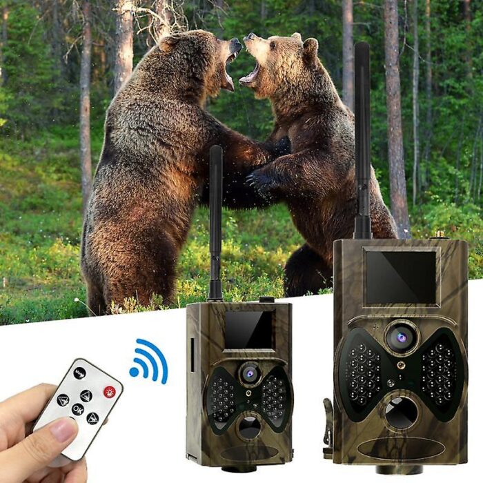 Fototrappola 4G a infrarossi HD Monitoraggio Raccolto Esterni 16 Mp