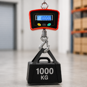Bilancia Industriale 1000 kg | Elettronica, Display LED, Gancio per Gru Bilancia Industriale 1000 kg | Elettronica, Display LED, Gancio per Gru