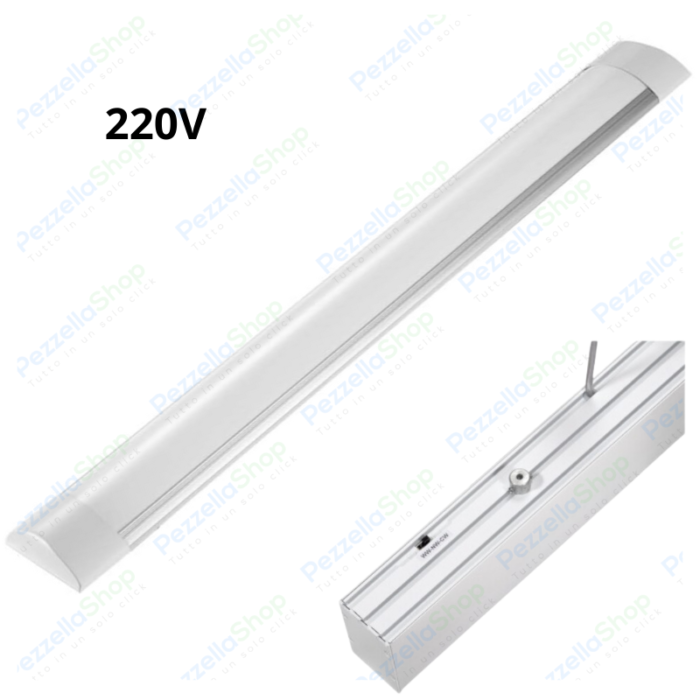 Lampada Soffitto 150cm 72W Plafoniera Lineare Led Neon