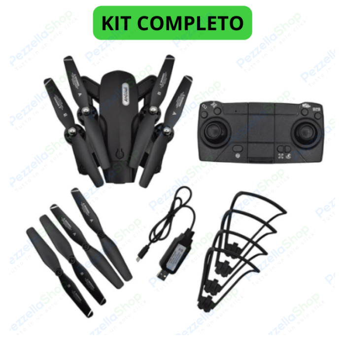 Drone GPS Quadricottero 4K 1080p App Dedicata Bluetooth Wi-Fi Ritorno Automatico Modalità Follow-me