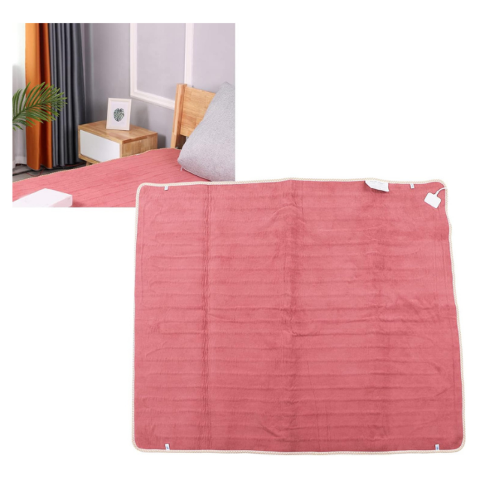 Coperta Riscaldante Elettrica 150x180cm Plaid con Telecomando 220V 50Hz