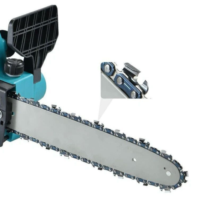Kit 2 Motoseghe 8" con Oliatore + 4" Doppia Batteria 72V, Caricabatterie e Valigetta