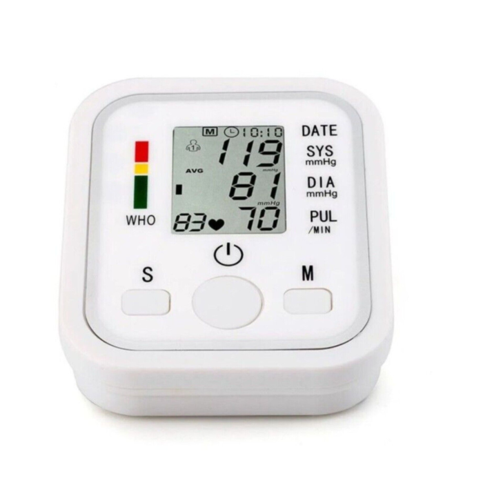 Misuratore Elettrico di Pressione da Braccio | Monitoraggio Digitale su Polso con Display LCD