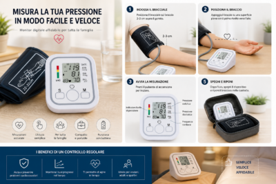 Misuratore Pressione Braccio Digitale LCD Monitoraggio Polso Elettrico Misuratore Pressione Braccio Digitale LCD Monitoraggio Polso Elettrico