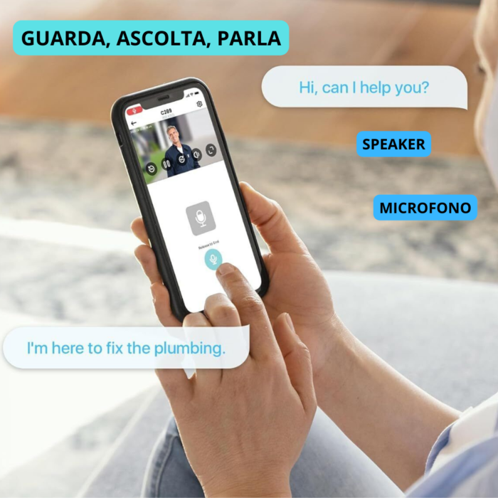 Kit 8 Telecamere Wi-Fi Motorizzate 360°| Videosorveglianza Infrarossi Audio