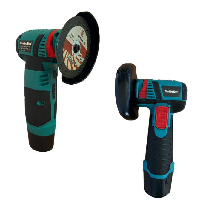 Kit Trapano Avvitatore + Smerigliatrice Flex con 2 Batterie 48V 2AH 4 Dischi 76mm