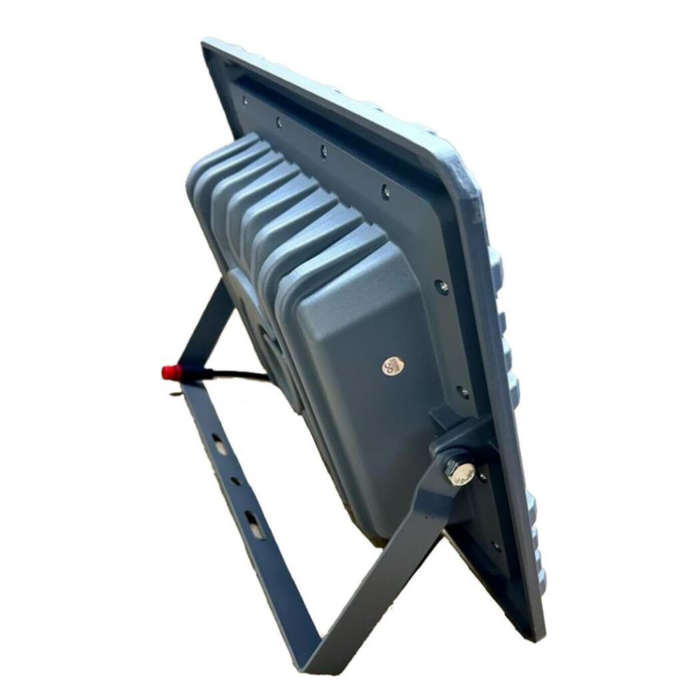 Faro Solare 100W Slim Sensore Crepuscolare IP66 per Esterni con Telecomando