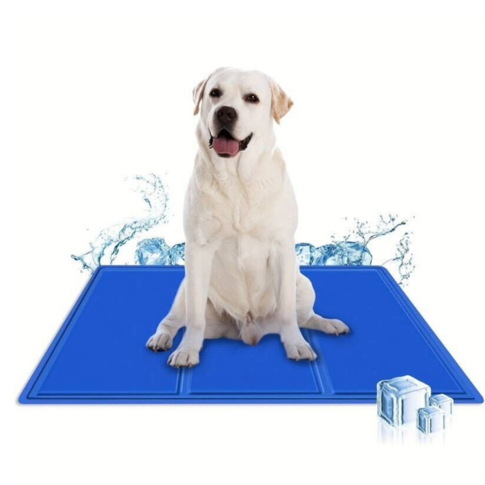 Tappetino Refrigerante 90x50cm Tappeto Rinfrescante per Animali Domestici, Auto, Giardino, Pavimento