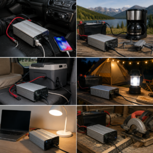 Inverter 5000W 12V 220V Portatile Pinze Fotovoltaico Auto Camper Barca Inverter 5000W 12V 220V Portatile Pinze Fotovoltaico Auto Camper Barca