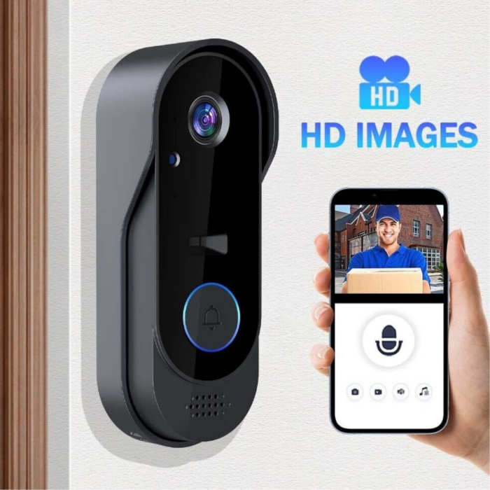 Campanello Wireless con Videocamera Applicazione sul Cellulare, Sicurezza della Casa per Porta, Portone