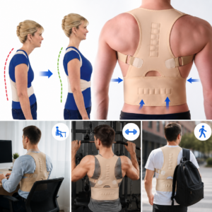 Fascia Posturale Schiena Dritta Tutore Regolabile Lombare Dorsale Fascia Posturale Schiena Dritta Tutore Regolabile Lombare Dorsale