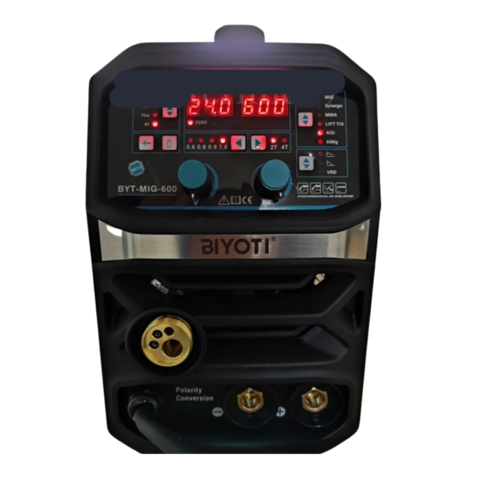 Saldatrice 600A a Filo Continuo Elettrodo MIG MMA TIG Multiprocesso Innesto GAS Inverter