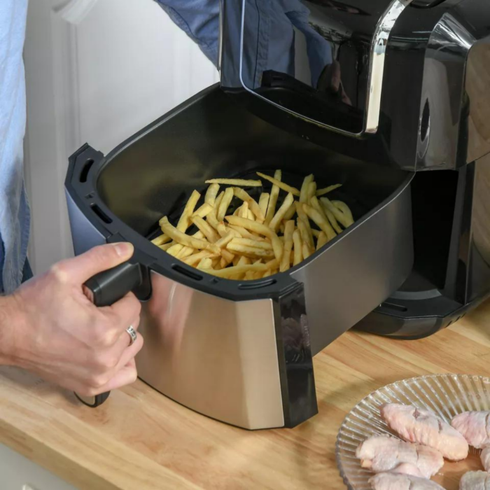 Friggitrice ad Aria 12 Litri 1700W Cestello Removibile Display Touch con Applicazione sul Cellulare
