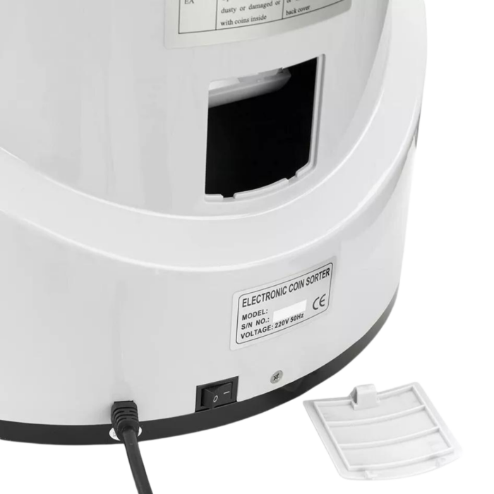 Macchina Contamonete 8 Cassetti Display Digitale, Separa Monete Automatico Fino a 216 Monete al Minuto