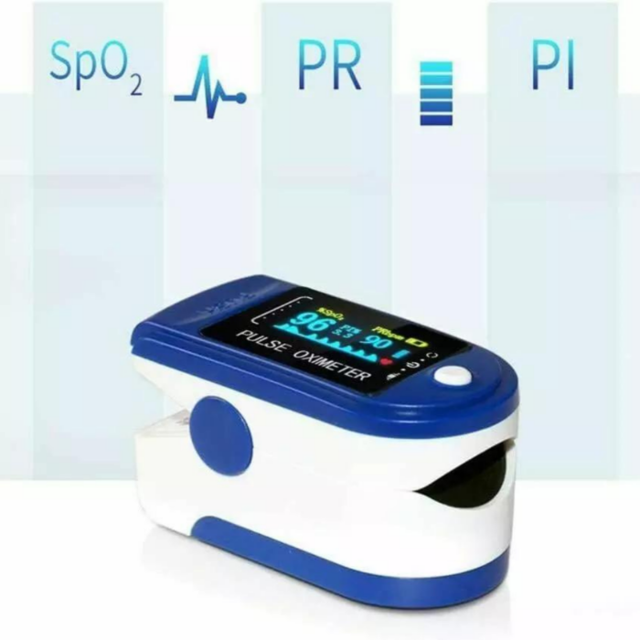 Saturimetro a Dito Portatile – Pulsossimetro con Display LED per Ossigeno e Frequenza Cardiaca