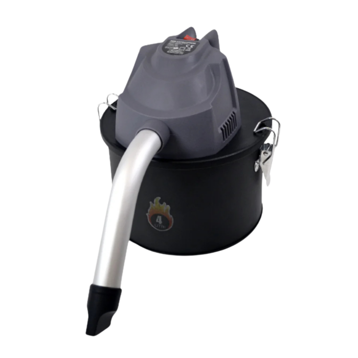 Aspiracenere 4L 600W Portatile con Maniglia, Aspiratore per Pulizia di Stufe a Pellet, BBQ, Camini + Accessori