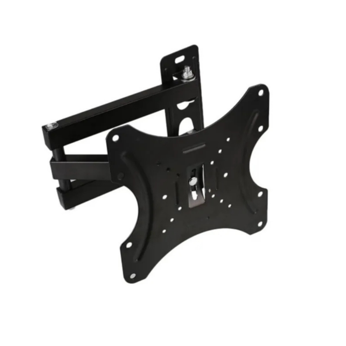 Staffa Porta TV Supporto Monitor, Braccio Estensibile Da 14 a 42 Pollici Regolabile