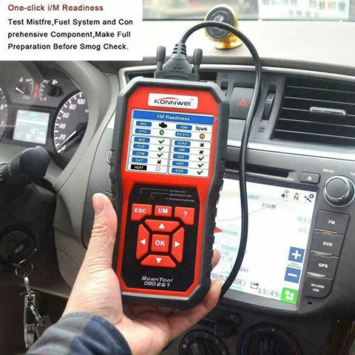 Tester OBD2 II Scanner KW850 Lettore Codice Diagnostica Centralina Auto, Lingua Italiana