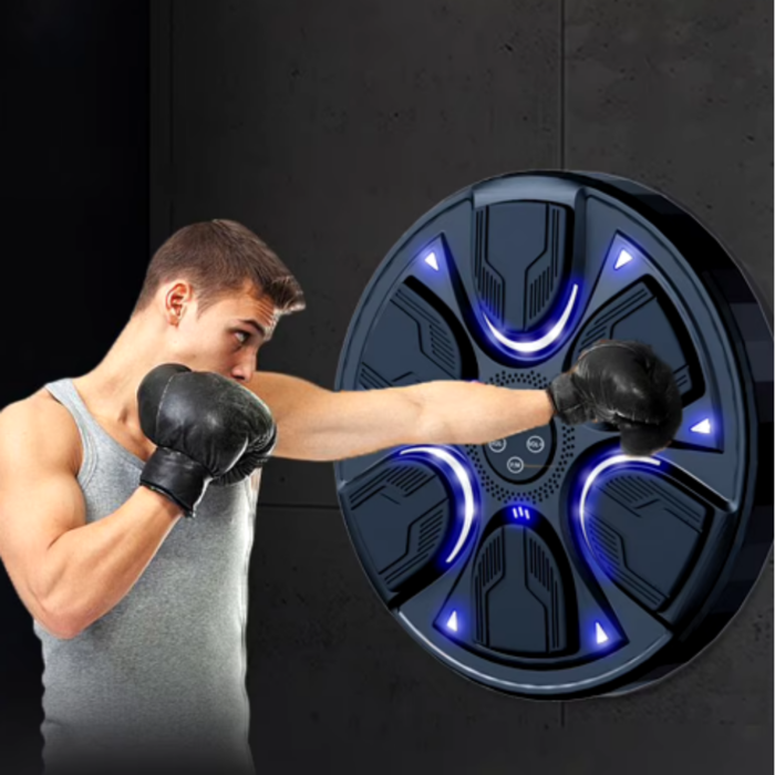 Macchina da Boxe Musicale a Parete con Bluetooth e Guanti | Allenamento per Bambini e Adulti
