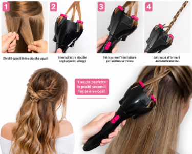 Macchina Trecce Elettrica 48W Twister Intrecciatore Automatico Capelli Styling Macchina Trecce Elettrica 48W Twister Intrecciatore Automatico Capelli Styling