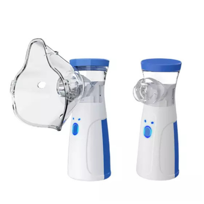 Nebulizzatore Aerosol Portatile Senza Fili – Inalatore Ricaricabile USB con 3 Mascherine per Bambini e Adulti