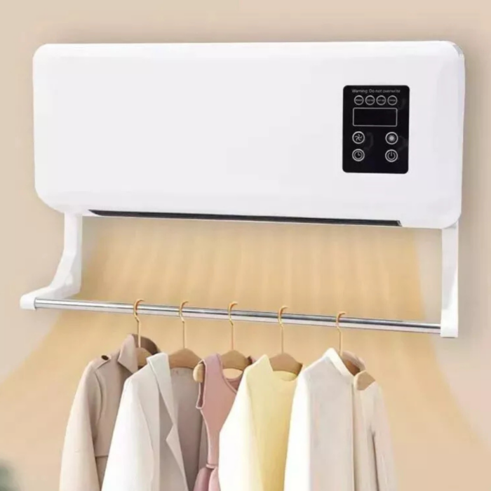 Termoconvettore 1500W Climatizzatore da Parete | Stufa a Basso Consumo con Asse Stendipanni