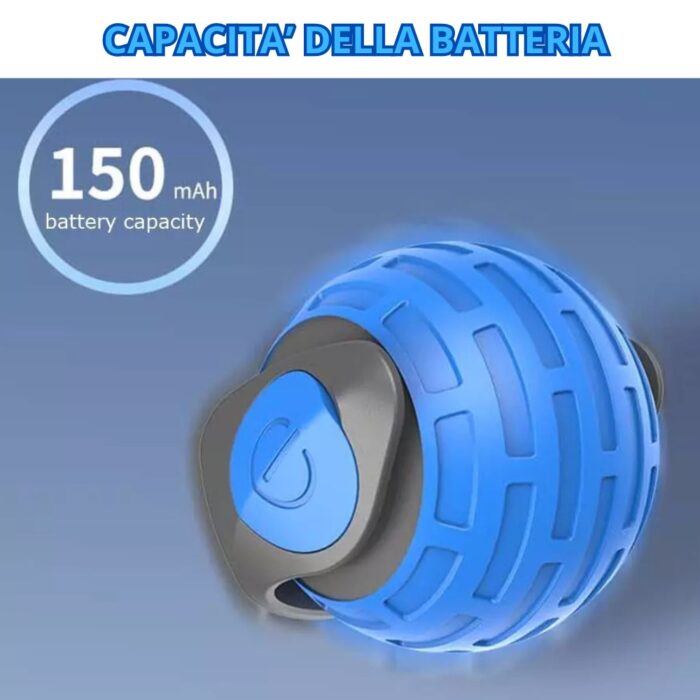 Palla Rotante Coda Gatti Speedy Tail Interattiva Ricaricabile USB