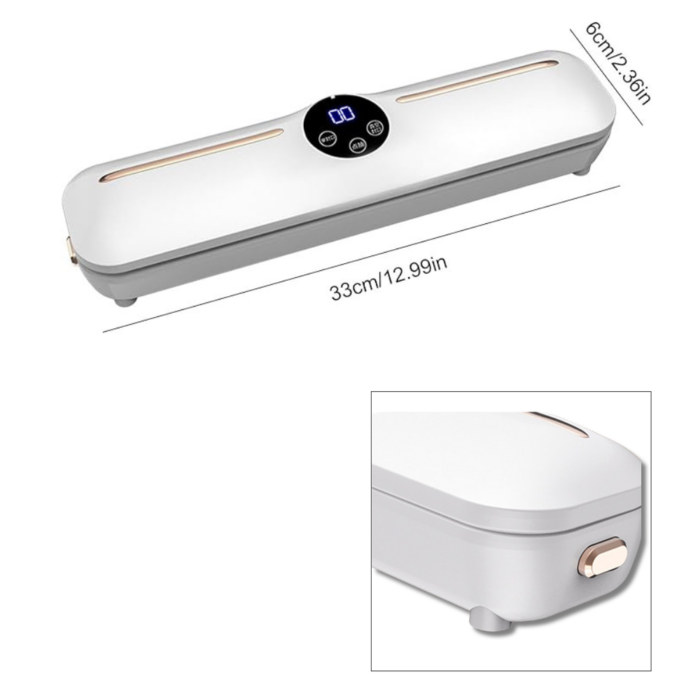 Macchina Sottovuoto per Alimenti 62KPa | Sigillatrice Automatica con Modalità Umido/Secco e LED