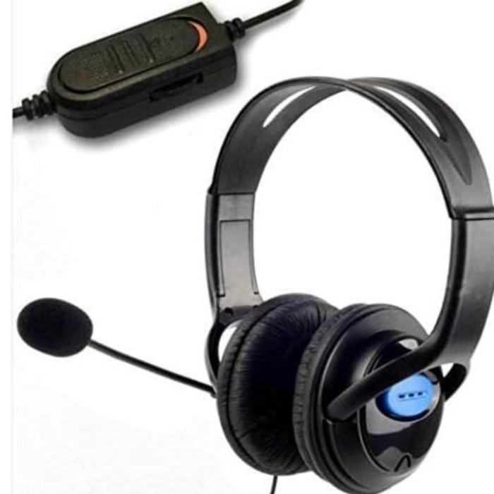 Cuffie da Gioco con Microfono 3.5mm per PS4 e PC | Auricolari Cablati con Audio Stereo