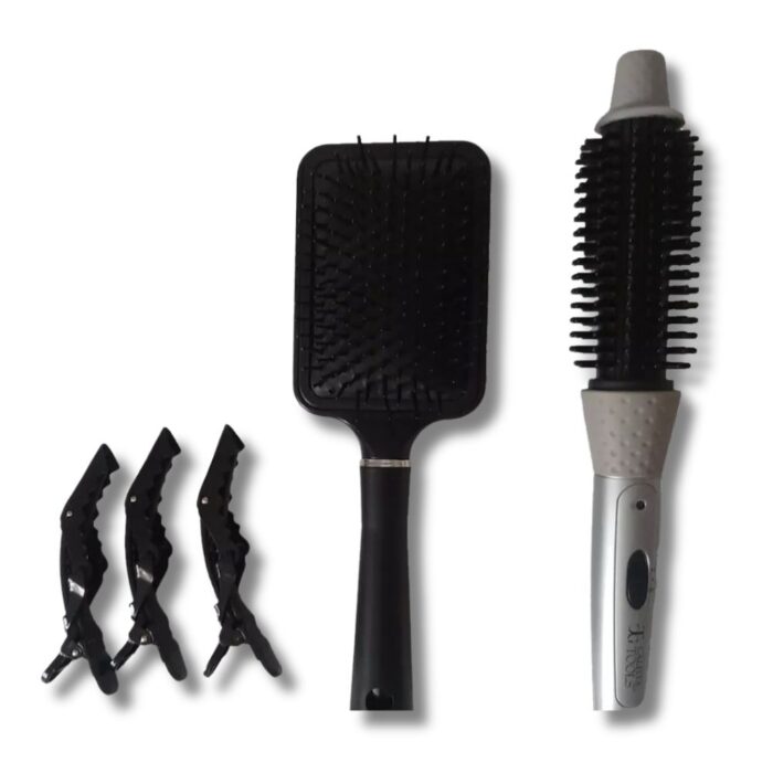 Spazzola Piastra Riscaldata 2 in 1 Fusion Styler | Multi-Styler Professionale per Capelli Perfetti