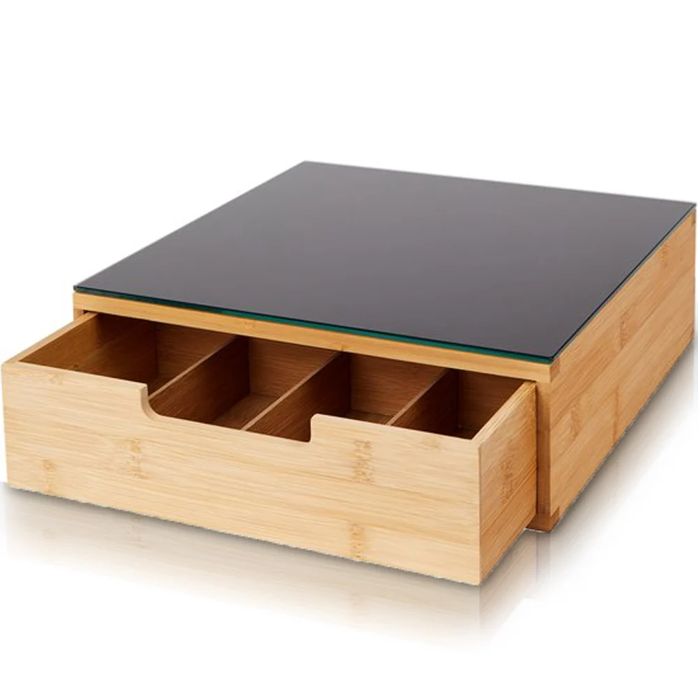5800261 Porta Capsule e Cialde da Caffè in Legno | Cassetto Organizzatore