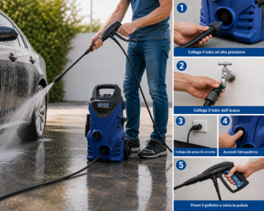 Idropulitrice 1650W Compressore Elettrico Alta Pressione 9.0MPa 220V Esterni Idropulitrice 1650W Compressore Elettrico Alta Pressione 9.0MPa 220V Esterni