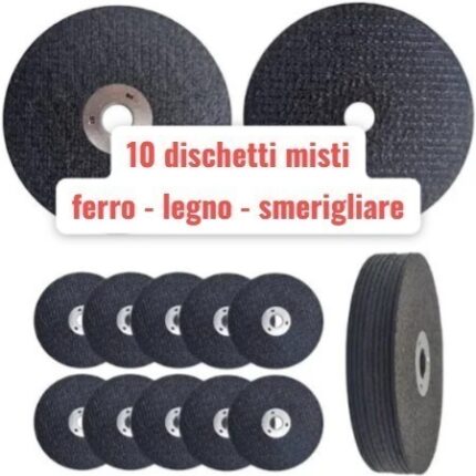 10 Dischi per Mini Smerigliatrice 48V PowerPro