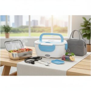 Scaldavivande Elettrico Portatile 1.5L 220V | Lunch Box con Borsa Termica e Inox 55W Scaldavivande Elettrico Portatile 1.5L 220V | Lunch Box con Borsa Termica e Inox 55W