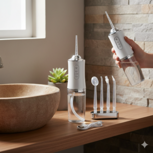 Idropulsore Dentale Portatile A8 | 3 Modalità, 230ml, IPX7 Idropulsore Dentale Portatile A8 | 3 Modalità, 230ml, IPX7