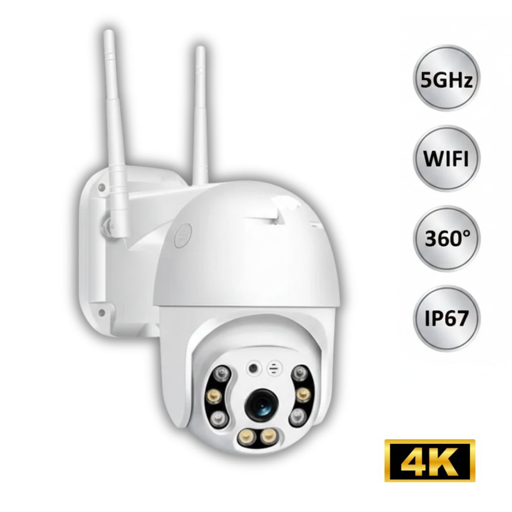 Telecamera PTZ 4K WiFi 5GHz IP67 Telecamera PTZ 4K WiFi 5GHz IP67