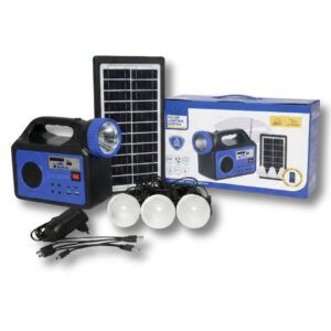 Generatore solare compatto Jortan 5000mAh | con torcia 5W Sistema LED Radio FM Generatore solare compatto Jortan 5000mAh | con torcia 5W Sistema LED Radio FM