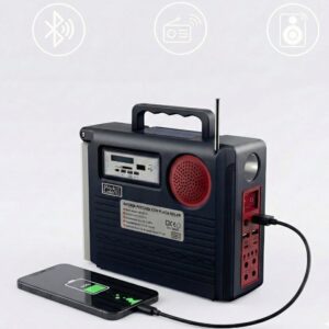 Generatore Solare Portatile Jortan | Kit Illuminazione LED con Radio FM e USB Generatore Solare Portatile Jortan | Kit Illuminazione LED con Radio FM e USB