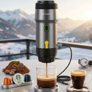 Macchina Espresso Portatile 3in1 20 Bar USB | Capsule e Caffè Macinato Macchina Espresso Portatile 3in1 20 Bar USB | Capsule e Caffè Macinato