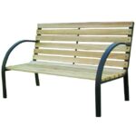 Panchina da Esterno in Acciaio e Legno – Design VIGOR