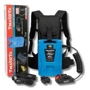 Batteria a Zaino 168VF 20Ah per Elettroutensili | Con Caricatore Batteria a Zaino 168VF 20Ah per Elettroutensili | Con Caricatore