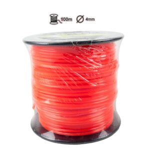 Filo Decespugliatore Nylon Ø 4.0mm 100m | Bobina Tonda Professionale Filo Decespugliatore Nylon Ø 4.0mm 100m | Bobina Tonda Professionale
