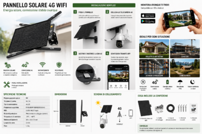 Router 4G WiFi Solare con Batteria | Modem Portatile IP66 Outdoor Router 4G WiFi Solare con Batteria | Modem Portatile IP66 Outdoor